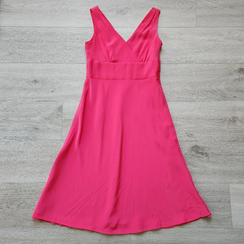 J Crew Pink Silk Sleeveless Dress Womens 6p Occassion Wedding Summer